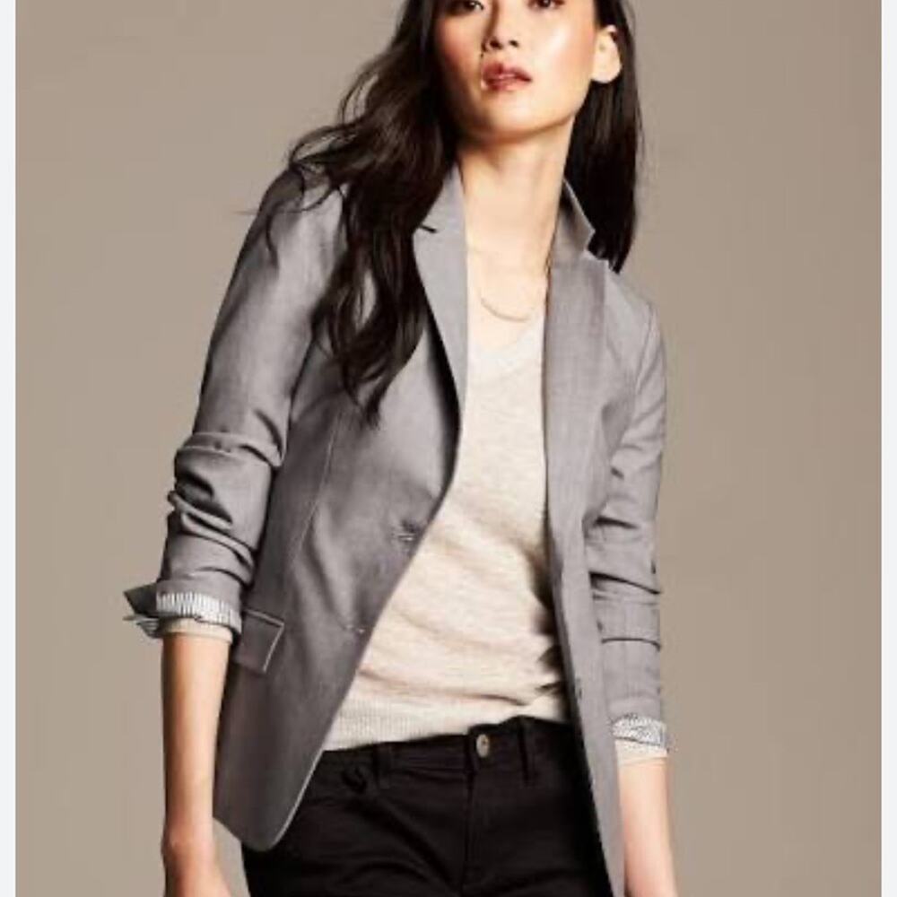 Banana Republic Gray Blazer NWT